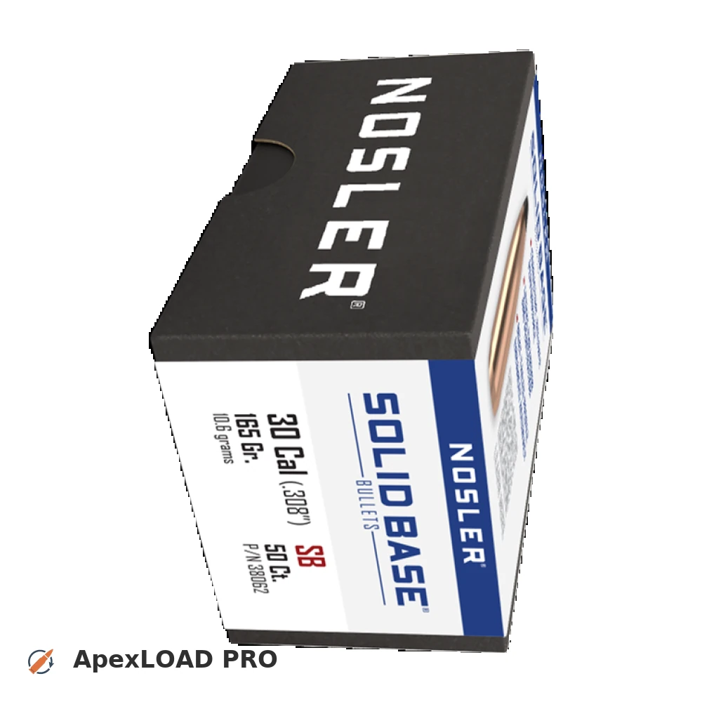 165gr Nosler Solid Base bullet image