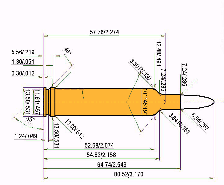 .257 Weath. Mag. tegniese tekening en laai data